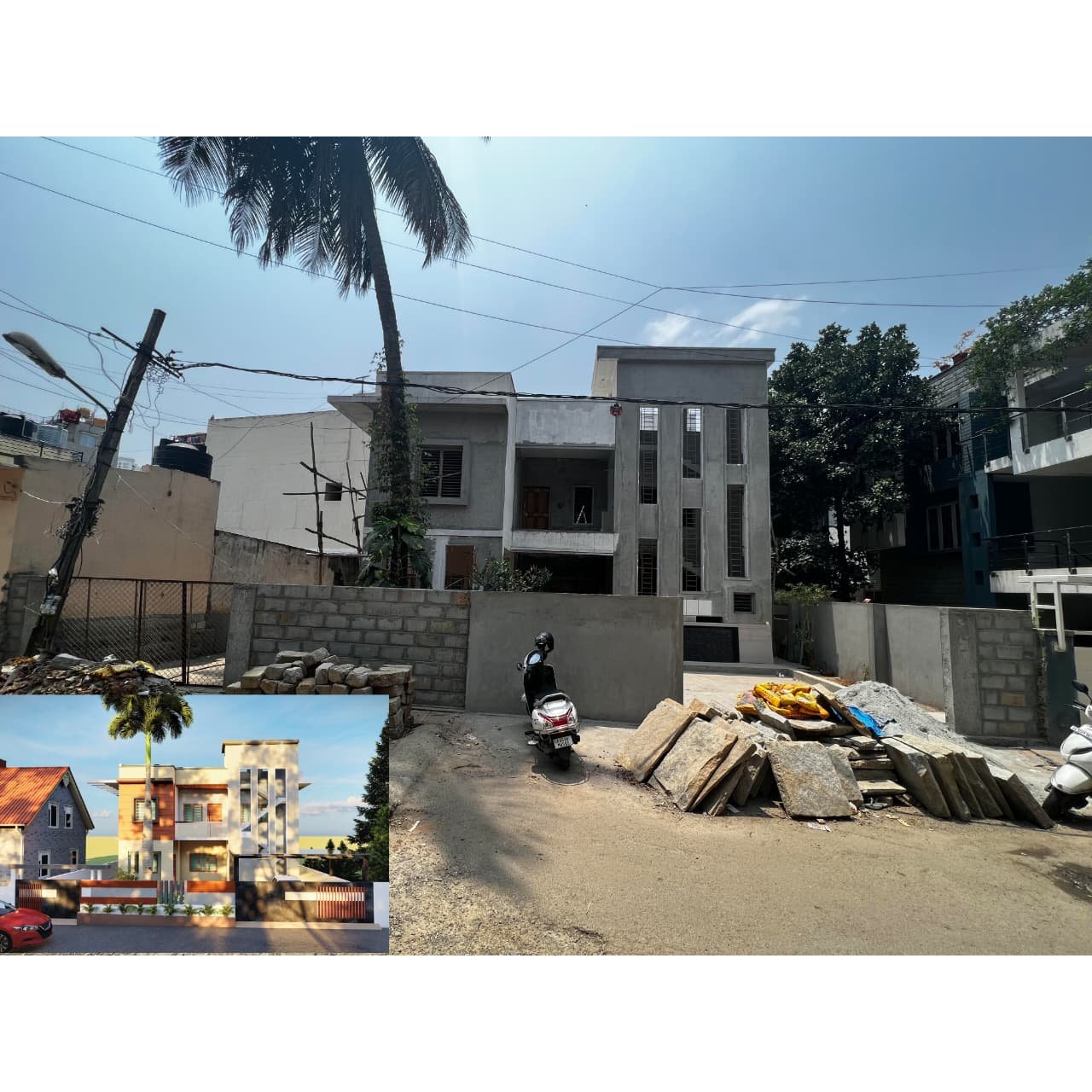 Ongoing construction project